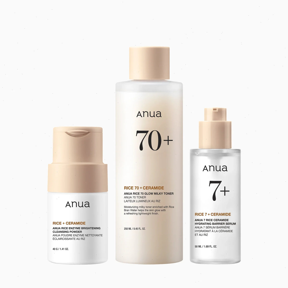 Rice Nourishing Trio for Dry Skin