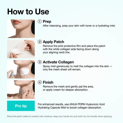 PDRN Collagen Melting Patch For Neck 4ea